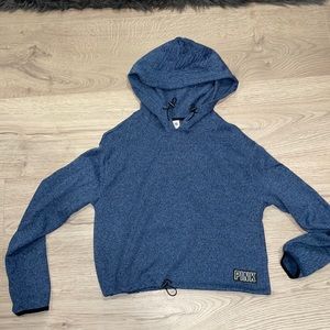 💟PINK fleece crop hoody!